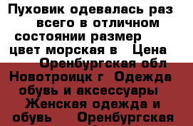  Пуховик одевалась раз 10 всего.в отличном состоянии.размер 48-50.цвет морская в › Цена ­ 700 - Оренбургская обл., Новотроицк г. Одежда, обувь и аксессуары » Женская одежда и обувь   . Оренбургская обл.